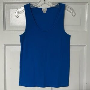 J. Crew Royal Blue ribbed Tank Top